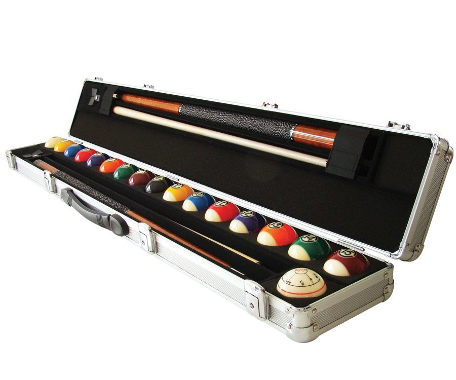 Aramith 2 Shaft 2 Butt Pool Cue & Ball Set Case 4 Aramith 2 Shaft 2 Butt Pool Cue & Ball Set Case - Image 2