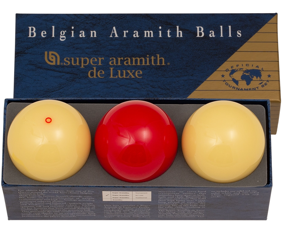 Aramith Super De Luxe Carom Ball Set 3 Aramith Super De Luxe Carom Ball Set