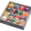 Action White Swirl Marble Pool Ball Set -Harle Billiard Shop bbwm 01