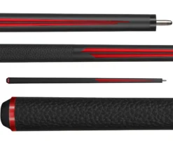 Bull Carbon BCSP1 Red Split Cue W/ Shaft -Harle Billiard Shop bcsp1 01