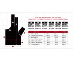 Cuetec Axis Billiards Glove -Harle Billiard Shop bglct size chart 01