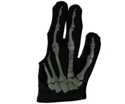 Voodoo Skeleton Pool And Billiard Gloves -Harle Billiard Shop bglvod grey 01