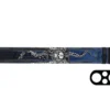 Eight Ball Mafia EBMC22J Blue Octopus 2 Butt 2 Shaft Hard Case -Harle Billiard Shop ebmc22j sm