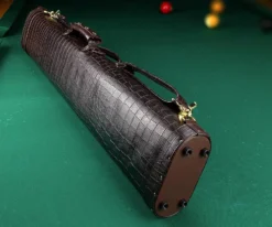 Elite 2 Butt 4 Shaft Brown Leather Case 15 Elite 2 Butt 4 Shaft Brown Leather Case -Harle Billiard Shop ecc24 brown 03 2