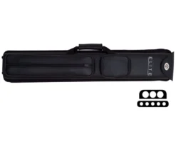 Elite Nexus 3 Butt 5 Shaft Hard Case -Harle Billiard Shop ecn35 black cat 1