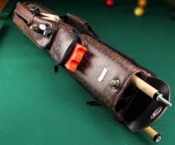 Elite Nexus 3 Butt 5 Shaft Hard Case -Harle Billiard Shop ecn35 brown 01 2