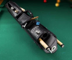 Elite Nexus Reserve 2 Butt 4 Shaft Hard Case -Harle Billiard Shop ecnr24 black 01