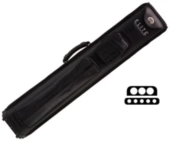 Elite Nexus Reserve 3 Butt 5 Shaft Hard Case -Harle Billiard Shop ecnr35 black 01 1