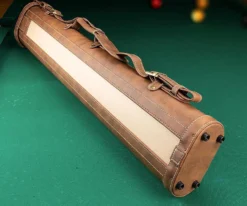 Elite 2x4 Vintage Cue Case Chestnut -Harle Billiard Shop ecv24 chestnut 03