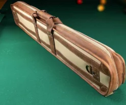 Elite 4x8 Vintage Vinyl Soft Cue Case Chestnut -Harle Billiard Shop ecvs48 chestnut 03