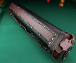 Instroke Cowboy 3 Butt 5 Shaft Leather Case -Harle Billiard Shop isc35 mix 03