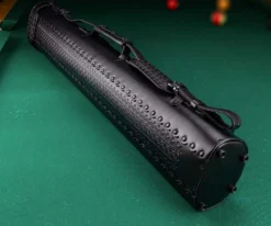Instroke Southwest 3 Butt 7 Shaft Leather Case -Harle Billiard Shop issw37 black 02