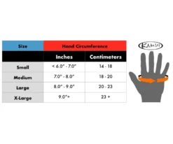 Kamui Pool And Billiard Glove BGKAM -Harle Billiard Shop kamui glove chart 1