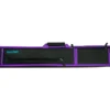 Molinari 2 Butt 4 Shaft Black/Purple Soft Cue Case -Harle Billiard Shop mlcs24 purple cat