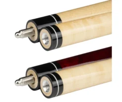 Economy Two-Piece Pool Cue Bundle (4 House Cues Set) -Harle Billiard Shop pdeco joints