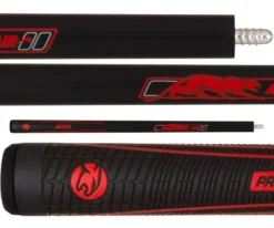 Predator Air 2 Red Jump Cue - Sport Wrap -Harle Billiard Shop prea2rw 01