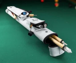 QKS Ray 2 Butt 2 Shaft Hard Case -Harle Billiard Shop qks03 grey 01