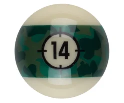 Aramith Camo Single Replacement Balls -Harle Billiard Shop rbcam 14ball 01