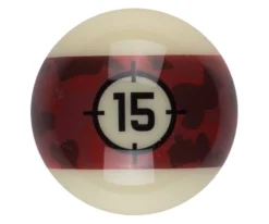 Aramith Camo Single Replacement Balls -Harle Billiard Shop rbcam 15ball 01
