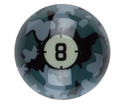 Aramith Camo Single Replacement Balls -Harle Billiard Shop rbcam 8ball 01