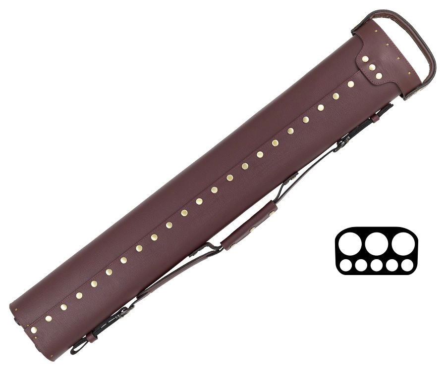Tango Angus Burgundy 3 Butt 5 Shaft Hard Case 4 Tango Angus Burgundy 3 Butt 5 Shaft Hard Case - Image 2