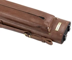 Tango Pampa Chestnut 2 Butt 4 Shaft Leather Cue Case -Harle Billiard Shop tapm24 chestnut 04