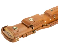 Tango Pampa Tan 2 Butt 4 Shaft Leather Cue Case -Harle Billiard Shop tapm24 tan 03