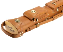 Tango Pampa Tan 3 Butt 5 Shaft Leather Cue Case -Harle Billiard Shop tapm35 tan 03