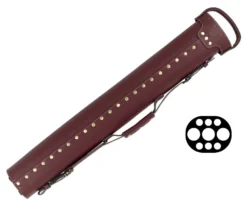 Tango Zorzal Burgundy 3 Butt 6 Shaft Hard Case -Harle Billiard Shop tazm36 burgundy 02
