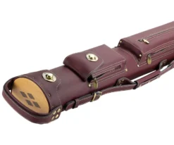 Tango Zorzal Burgundy 3 Butt 6 Shaft Hard Case -Harle Billiard Shop tazm36 burgundy 03