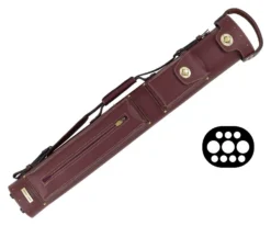 Tango Zorzal Burgundy 3 Butt 7 Shaft Hard Case -Harle Billiard Shop tazm37 burgundy 01