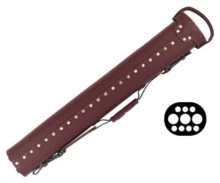 Tango Zorzal Burgundy 3 Butt 7 Shaft Hard Case -Harle Billiard Shop tazm37 burgundy 02