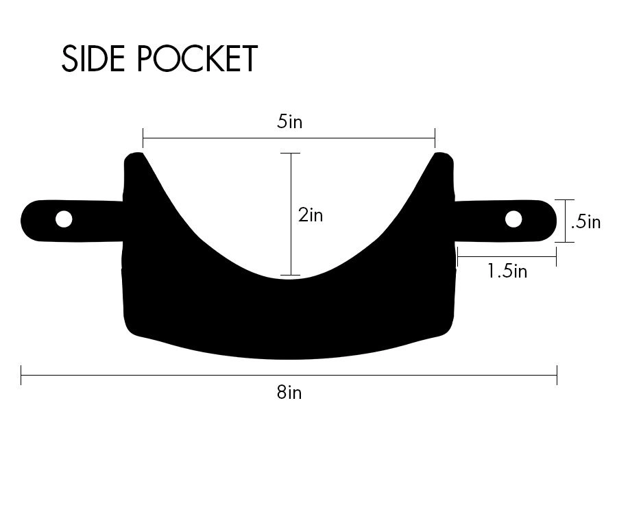 Brown Leather Pocket Set (Set Of 6) 4 Brown Leather Pocket Set (Set Of 6) - Image 2