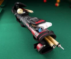 Voodoo VODC22A Bleeding Heart 2 Butt 2 Shaft Hard Case -Harle Billiard Shop vodc22a 01 5